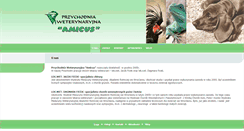 Desktop Screenshot of amicusweterynaria.pl